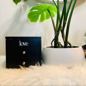 Little Black “love” Photo Jewelry/Trinket Box ❤️💍
